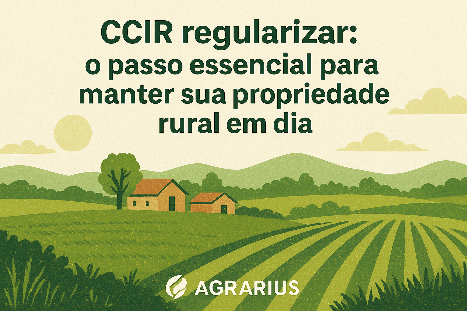 CCIR regularizar: o passo essencial para manter sua propriedade rural em dia
