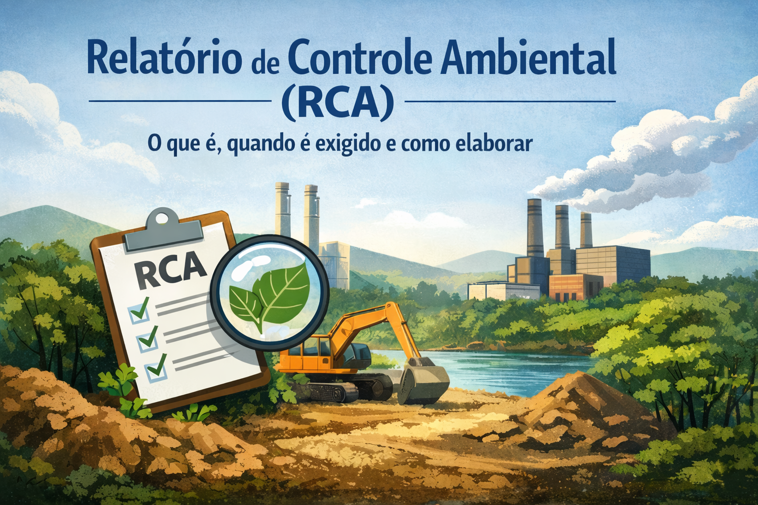 Relatório de Controle Ambiental (RCA): o que é, quando é exigido e como elaborar