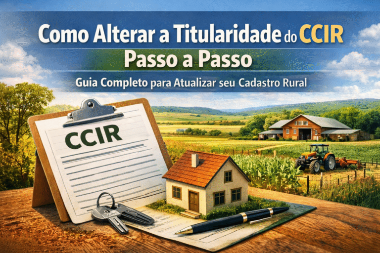 como alterar titularidade ccir