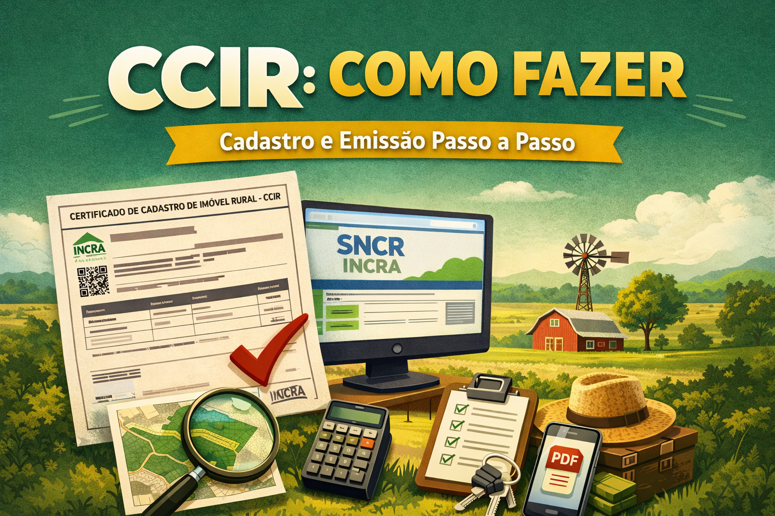 CCIR: como fazer o cadastro e emitir o certificado passo a passo