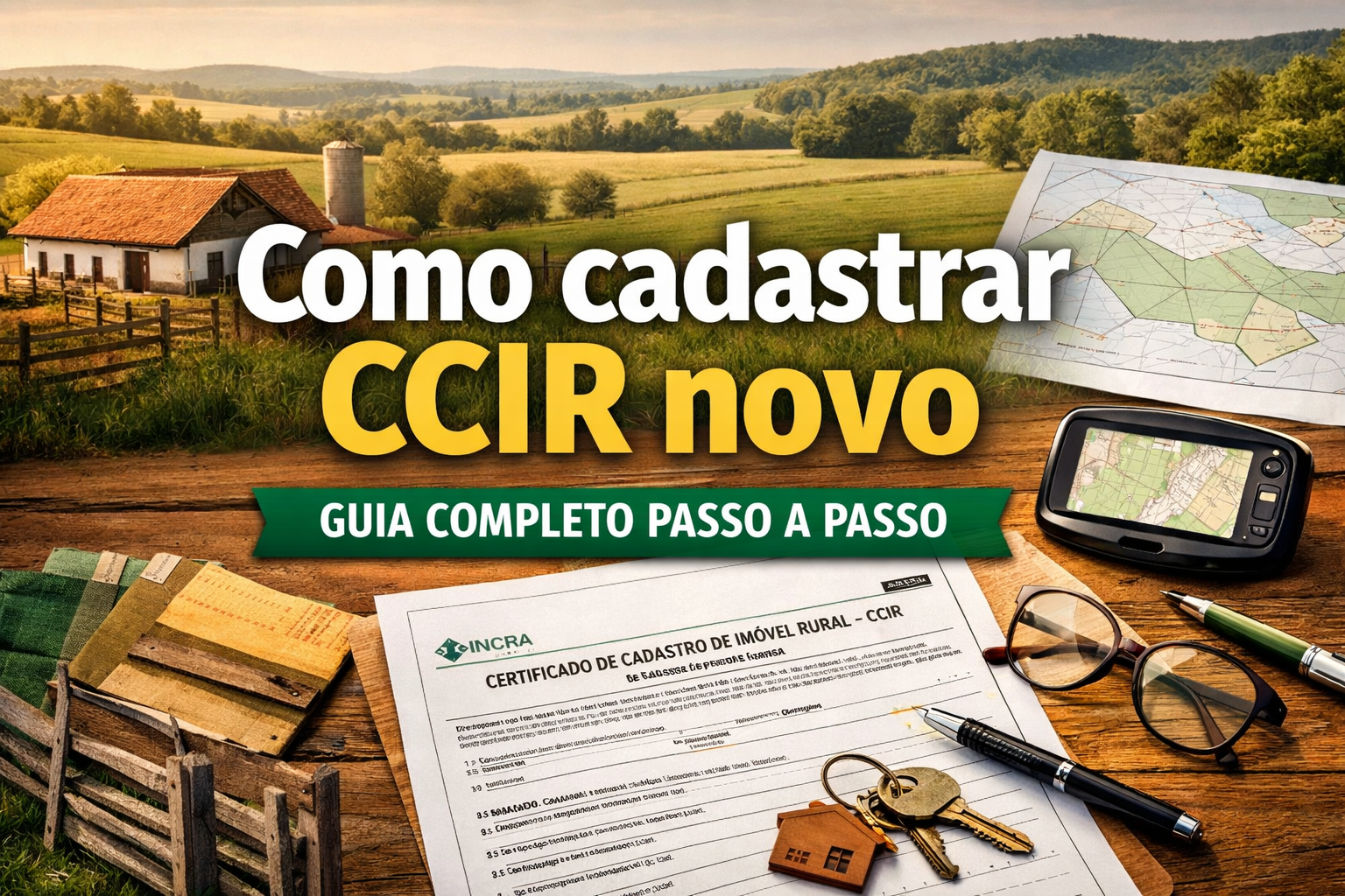Como cadastrar CCIR Novo: Guia Completo Passo a Passo