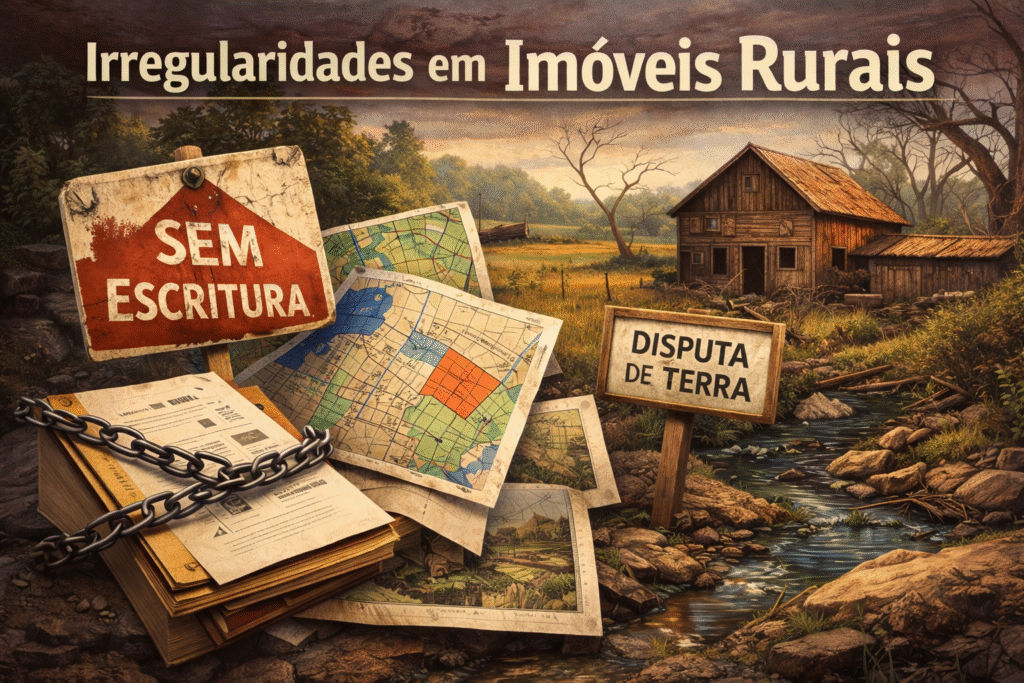 tipo de irregularidade imovel rural