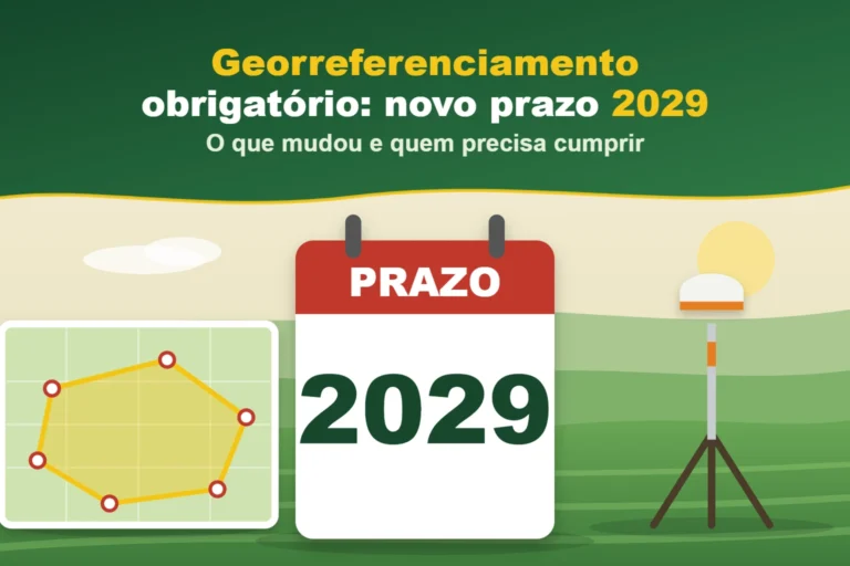 Capa do artigo "Georreferenciamento obrigatório: novo prazo 2029": O que mudou e quem precisa cumprir