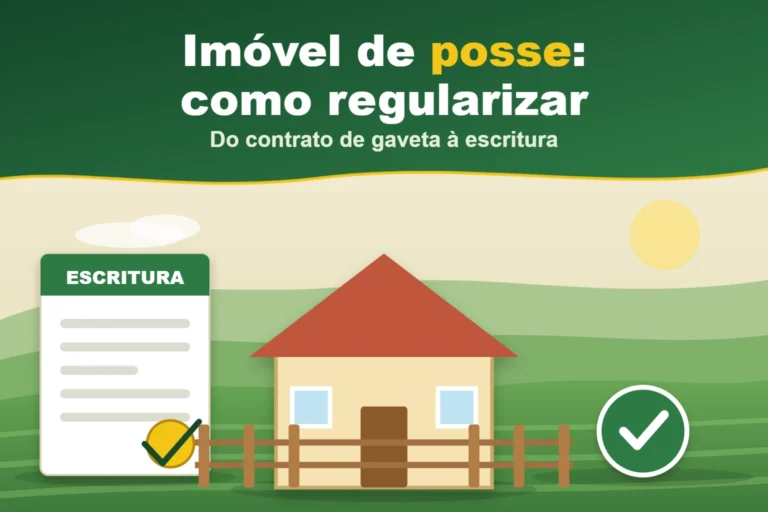 Capa do artigo "Imóvel de posse: como regularizar": Do contrato de gaveta à escritura
