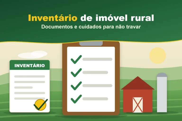 Capa do artigo "Inventário de imóvel rural": Documentos e cuidados para não travar