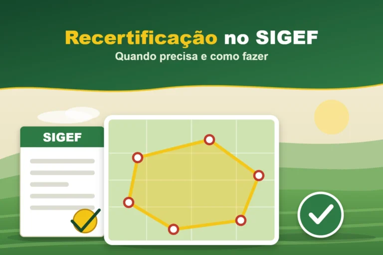 Capa do artigo "Recertificação no SIGEF": Quando precisa e como fazer