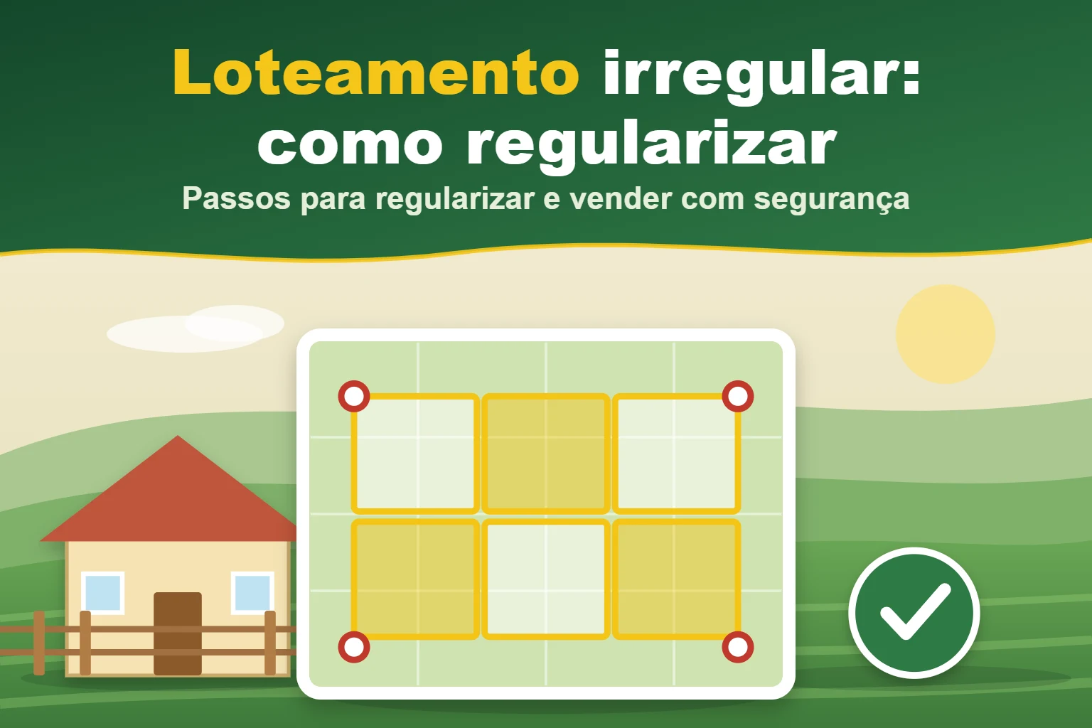 Loteamento irregular: como regularizar — Passos para regularizar e vender com segurança